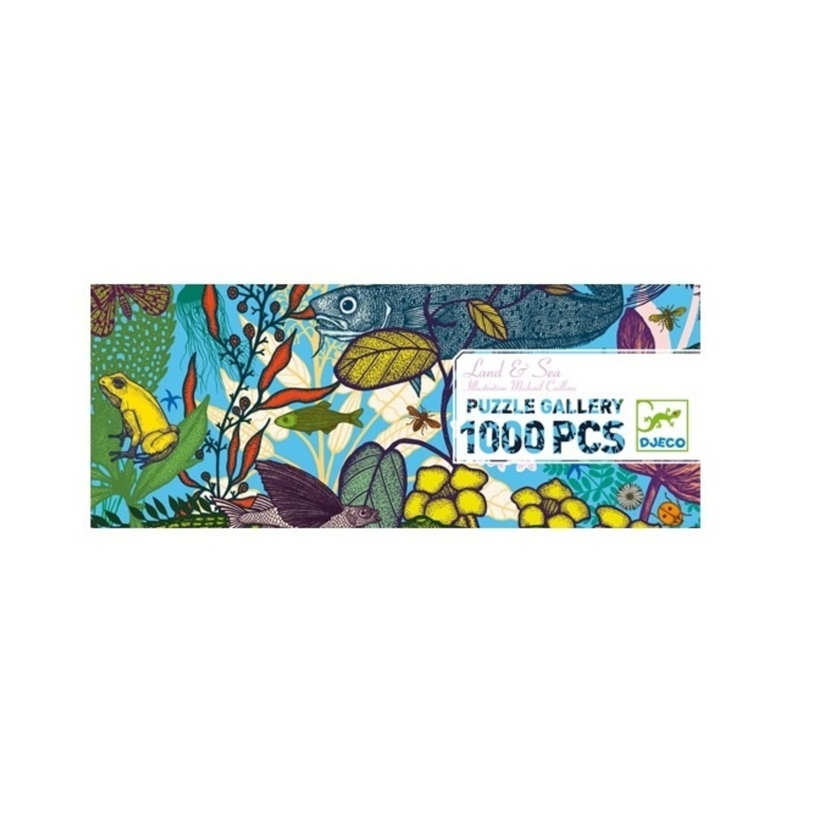 Djeco PZ1000 - Puzzle gallery - Terre et mer