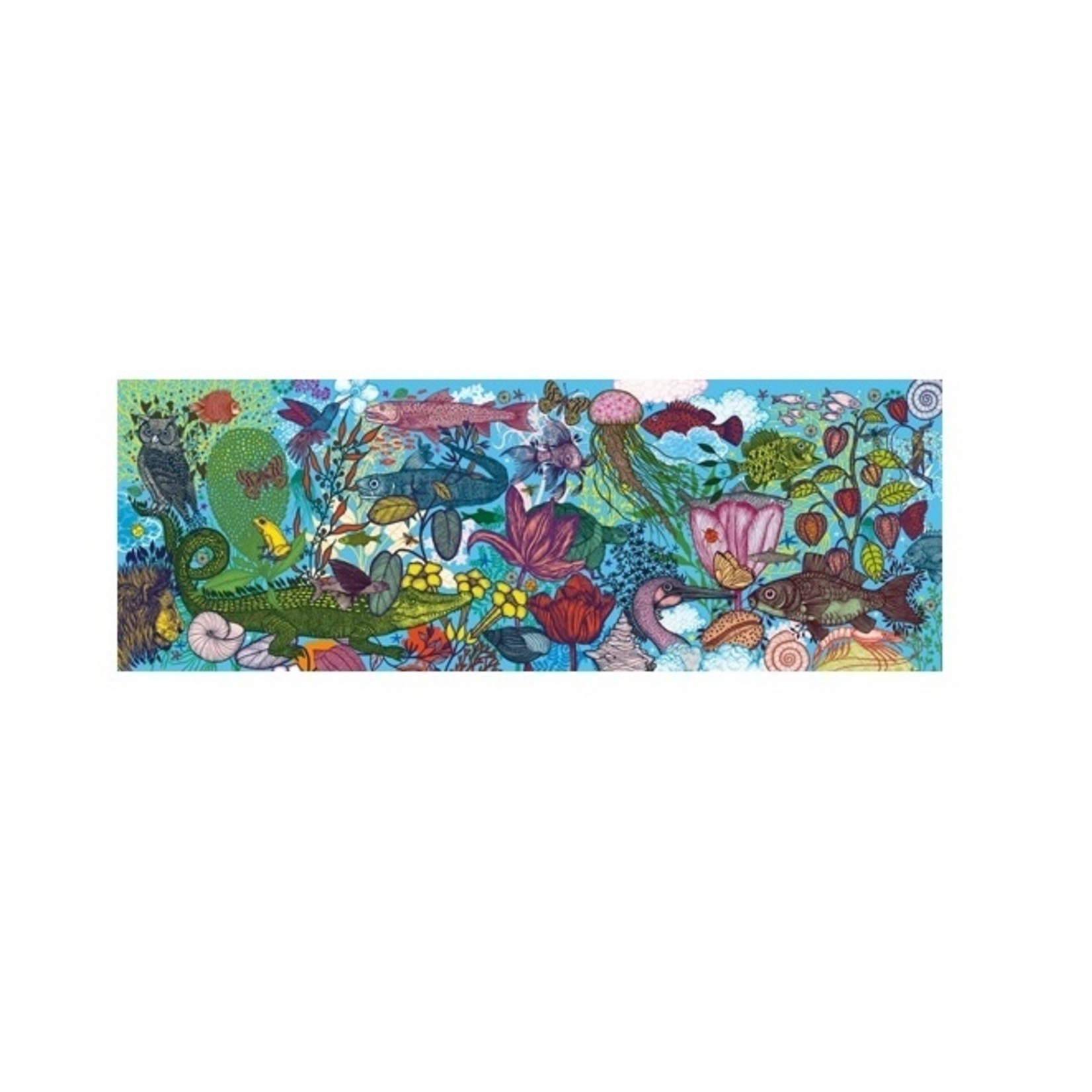 Djeco PZ1000 - Puzzle gallery - Terre et mer