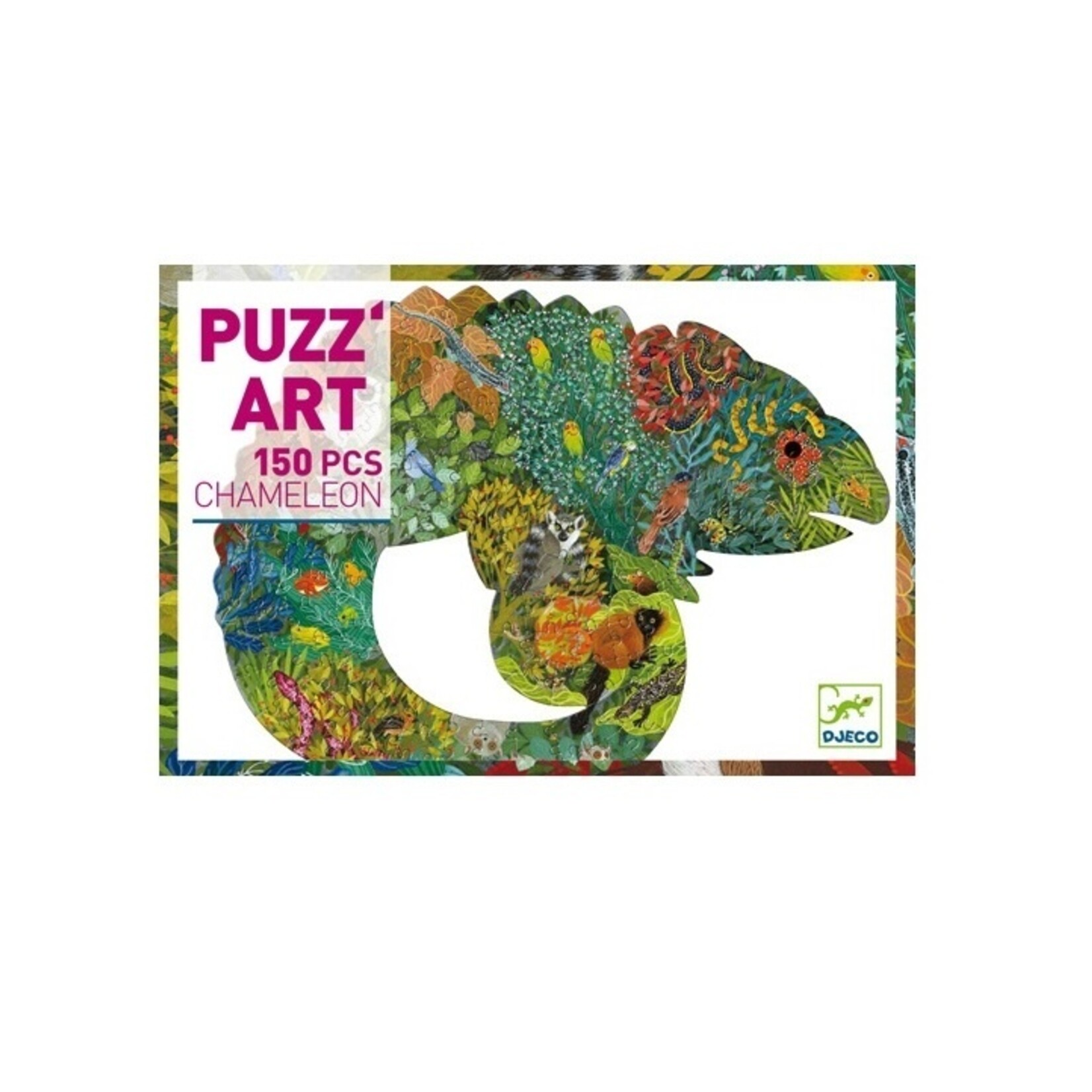 Djeco PZ150 - Puzz'art - Chameleon