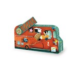 Djeco PZ16 Puzzle silhouette - Le camion de pompier