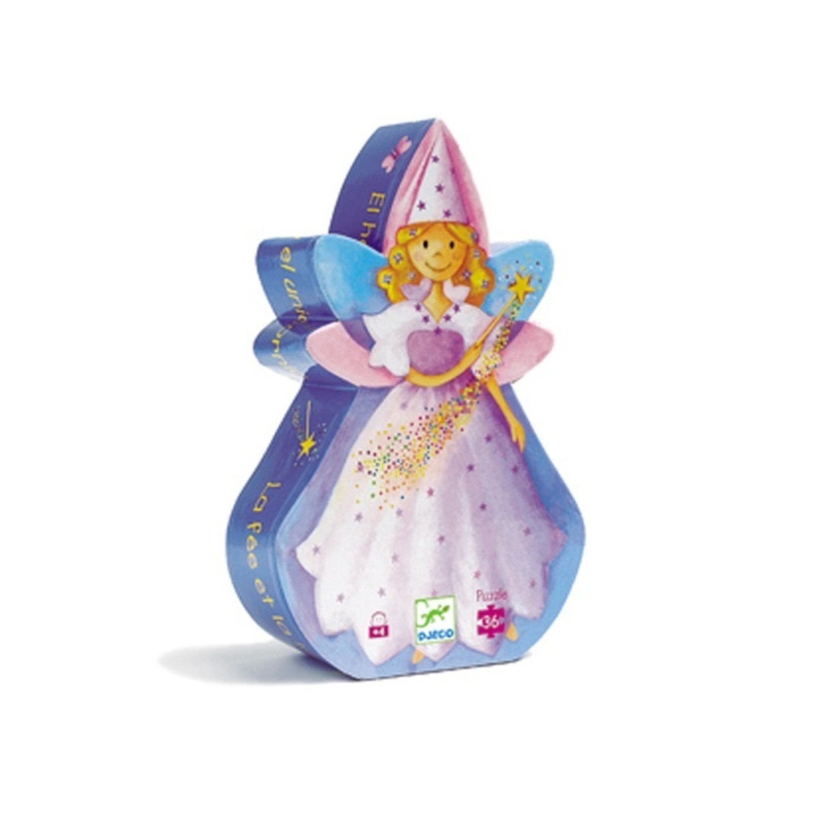 Djeco PZ36 - Puzzle silhouette - Fée