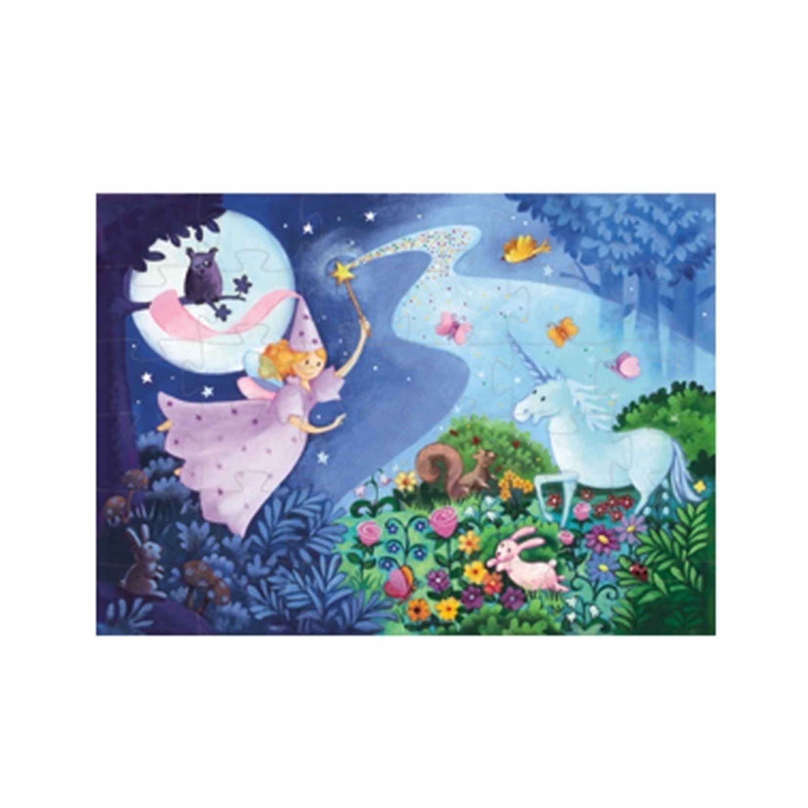 Djeco PZ36 - Puzzle silhouette - Fée