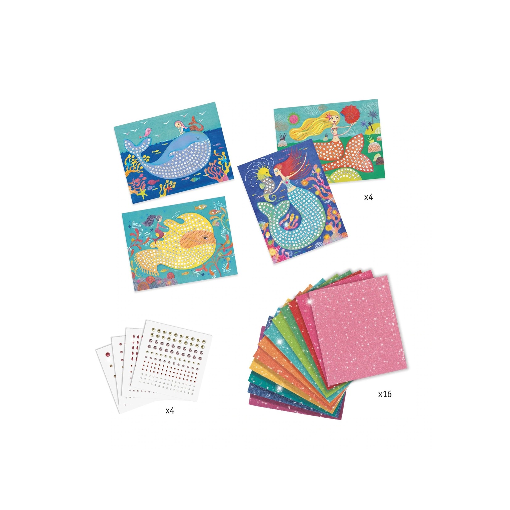 Djeco Kit mosaïques - Le chant des sirènes