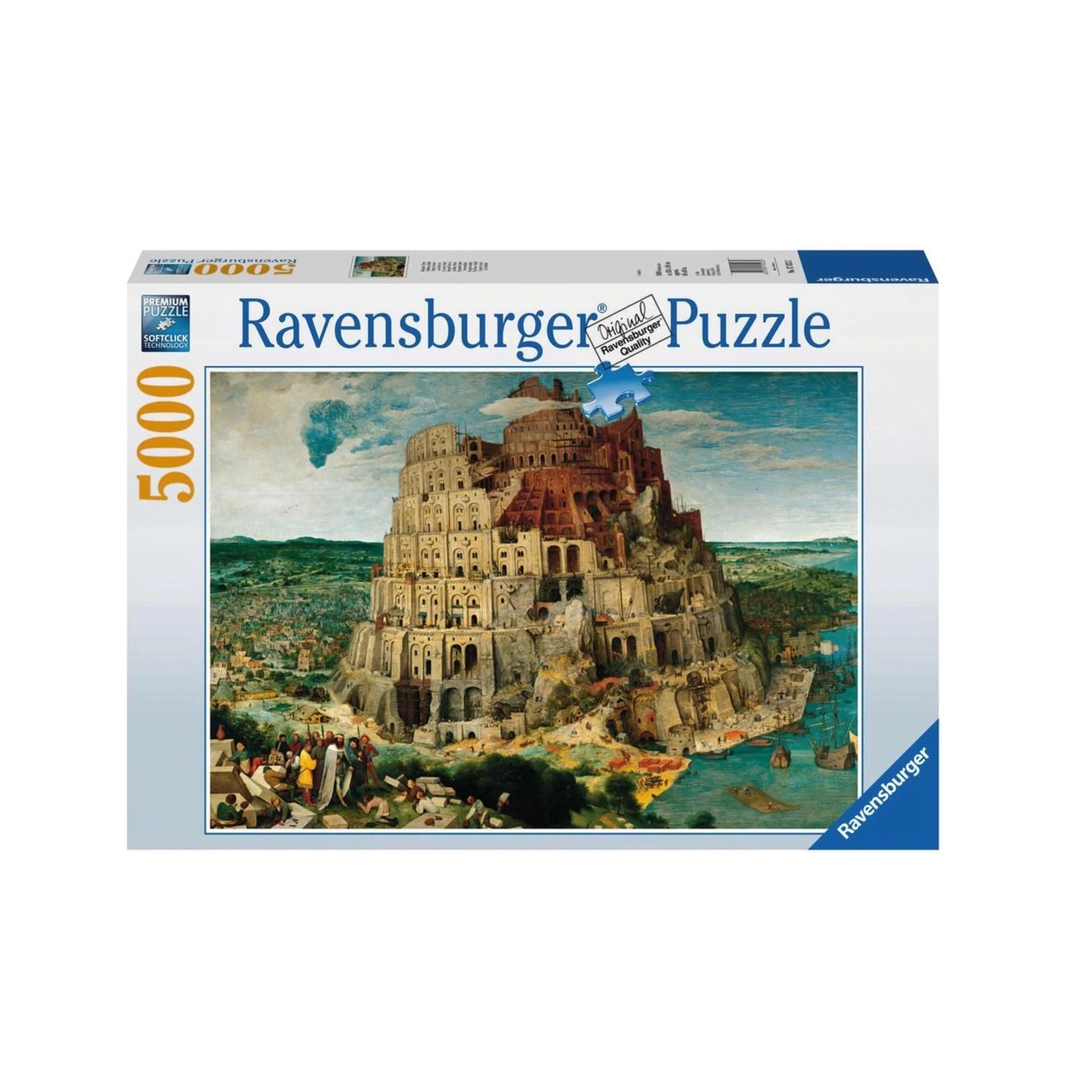 Ravensburger PZ5000 - La construction de la tour de Babel  ( Ramassage en magasin seulement )