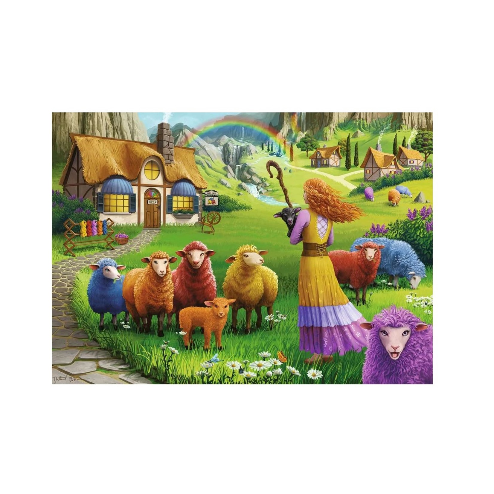 Ravensburger PZ1000 - Le petit commerce de laine