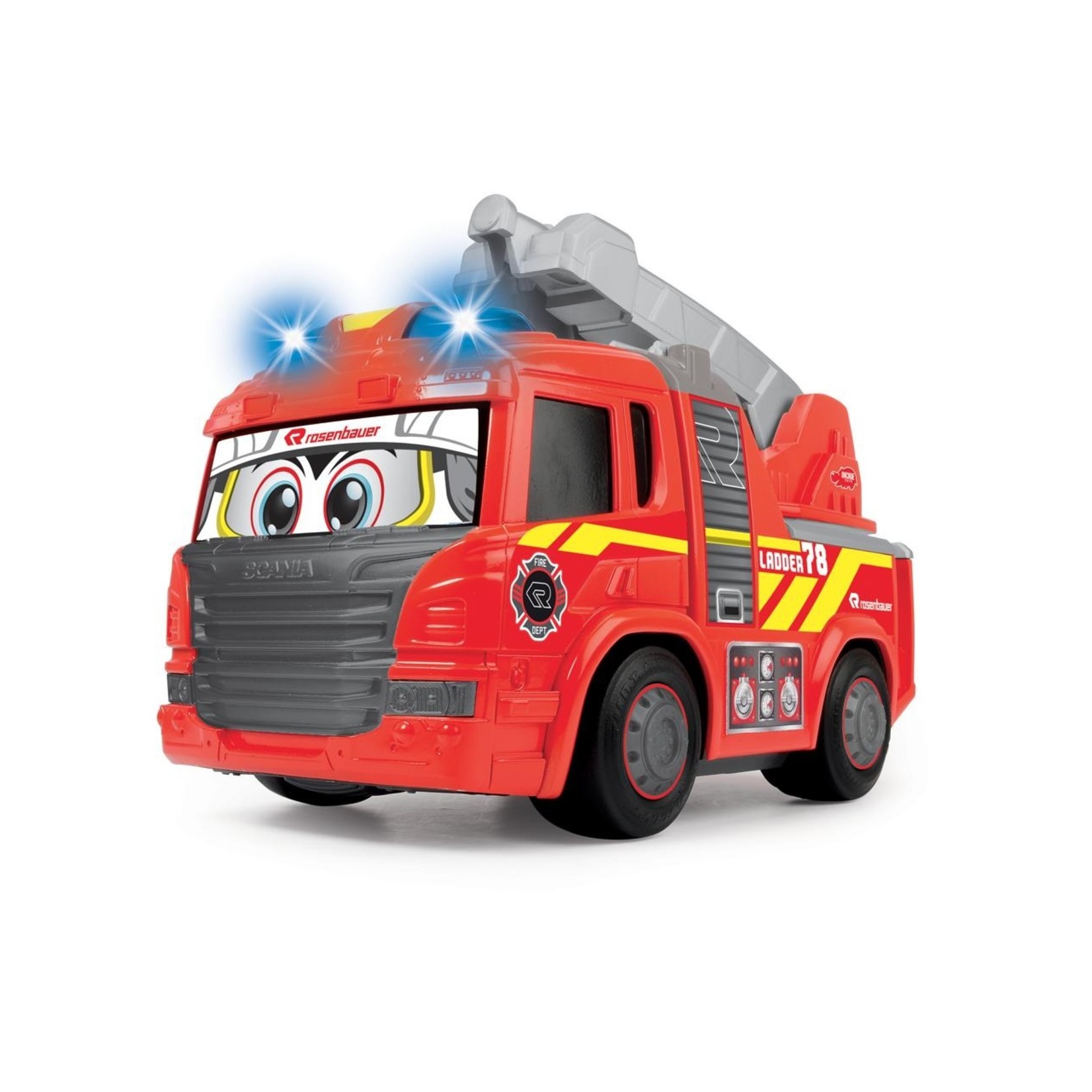 Dickie Toys Dickie - Happy Camion de pompier S&L 25 cm