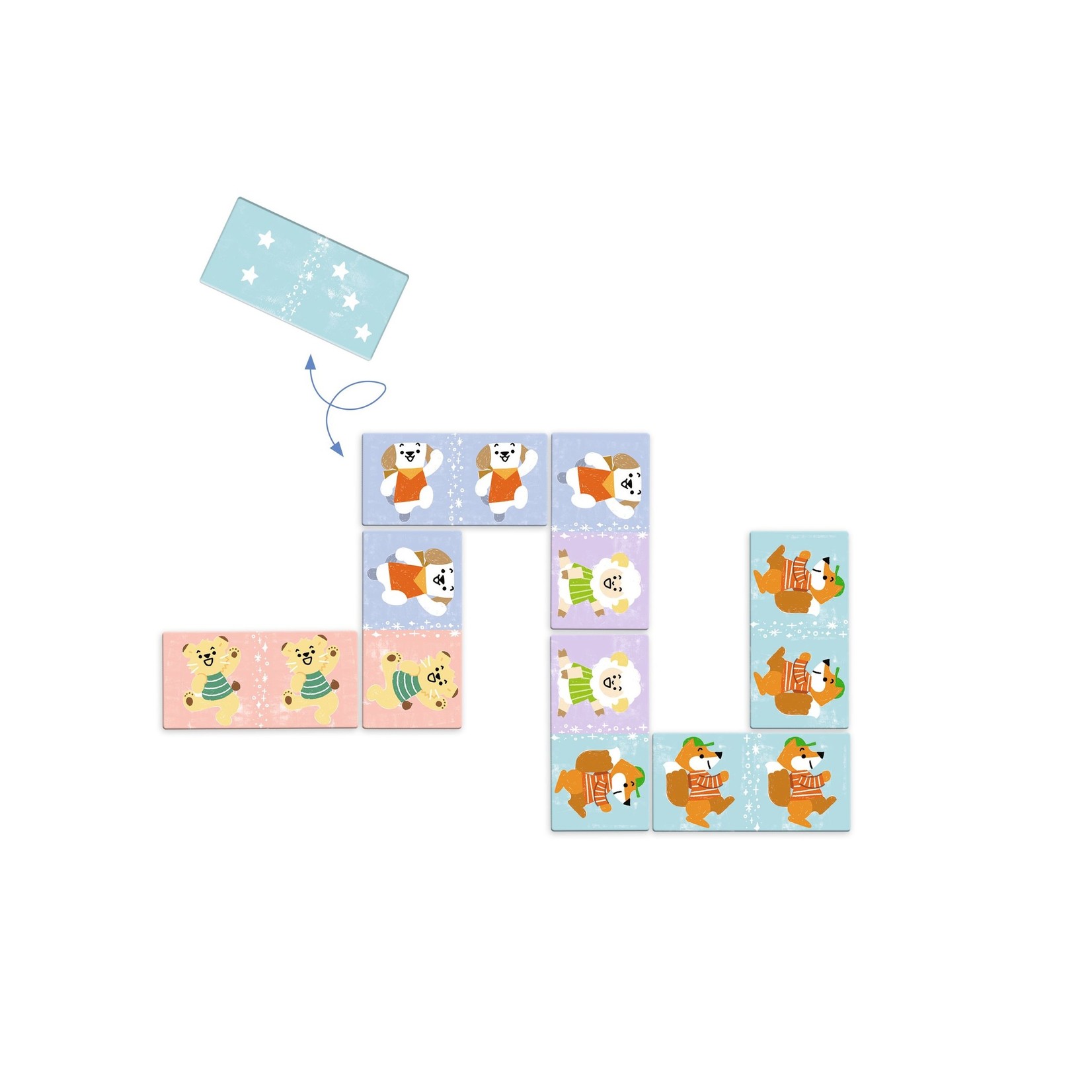 Djeco Domino - Petits amis