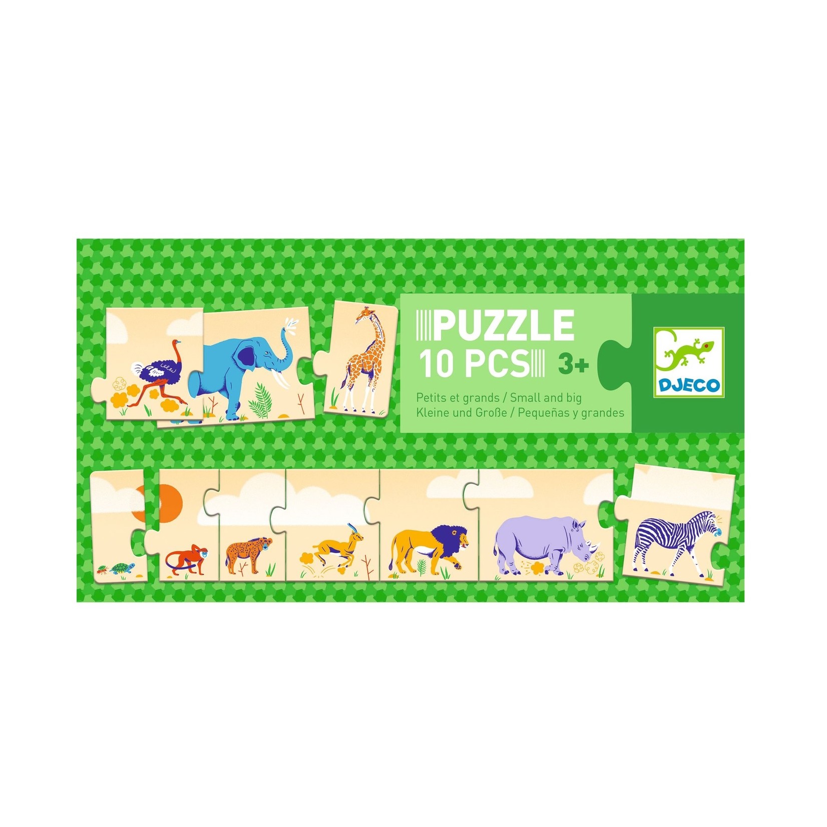 Djeco Puzzle 10 pcs - Petits et grands