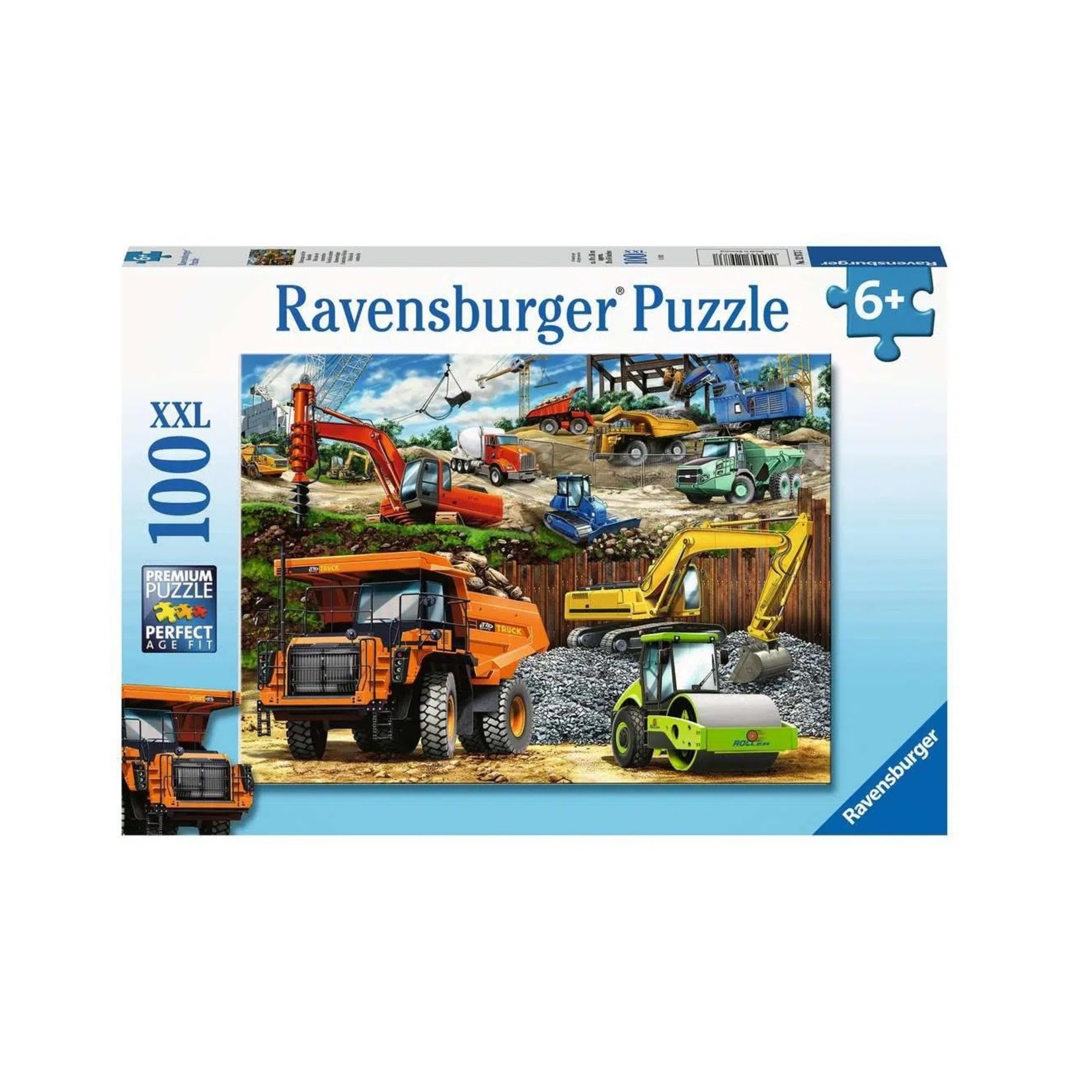 Ravensburger PZ100 XXL - Construction Vehicles