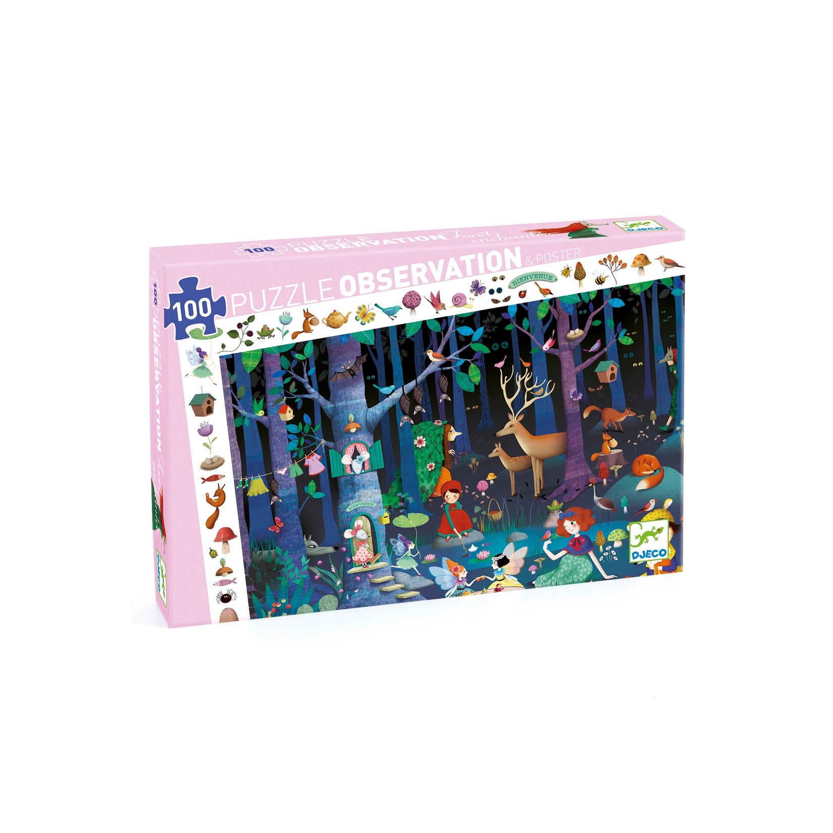 Djeco PZ100 -Observation - Forêt enchantée