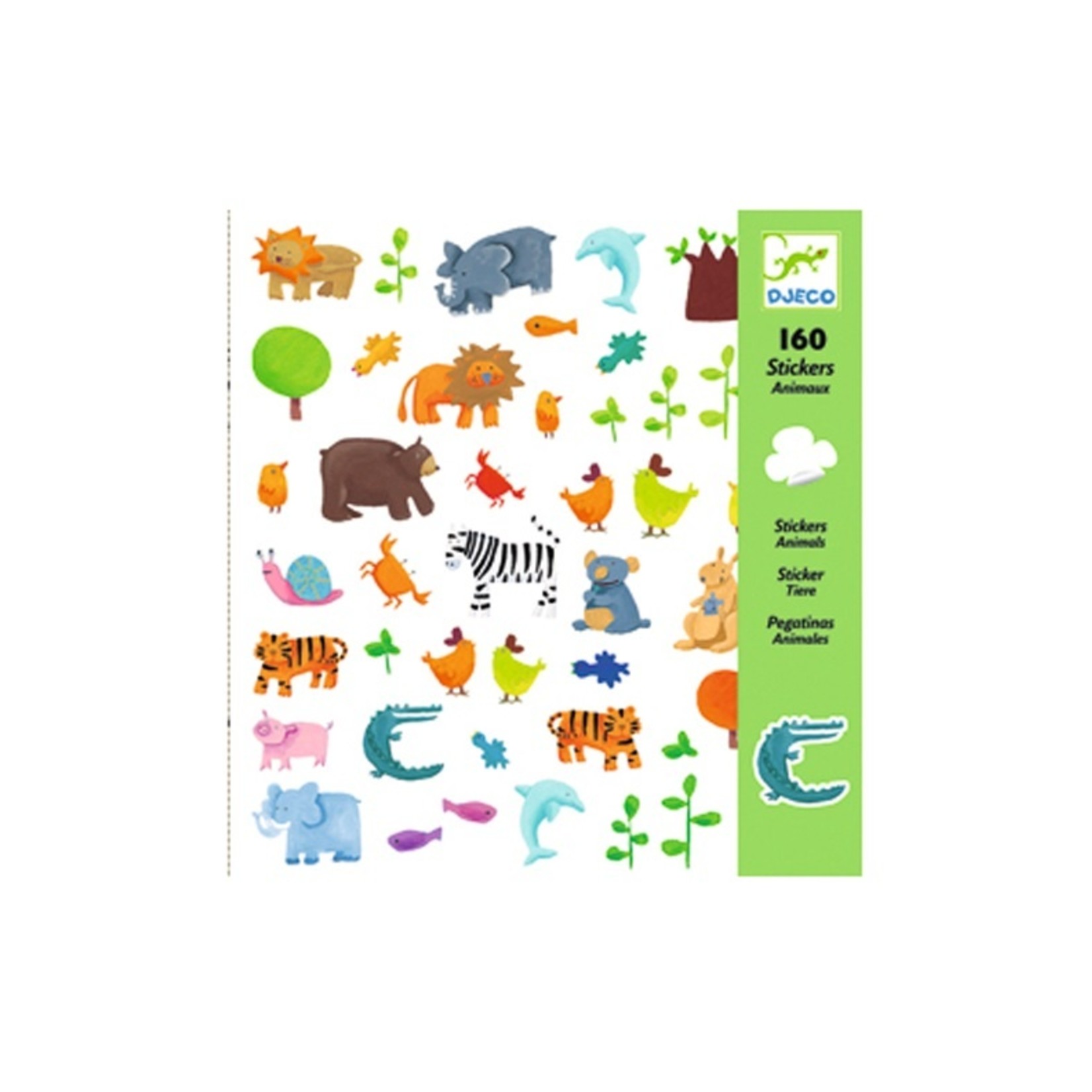 Djeco Autocollants - Animaux