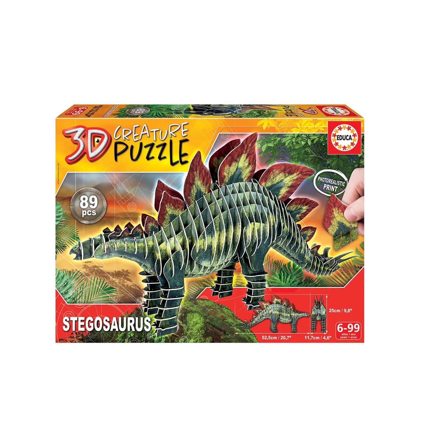 Educa PZ3D89 - Stegosaurus