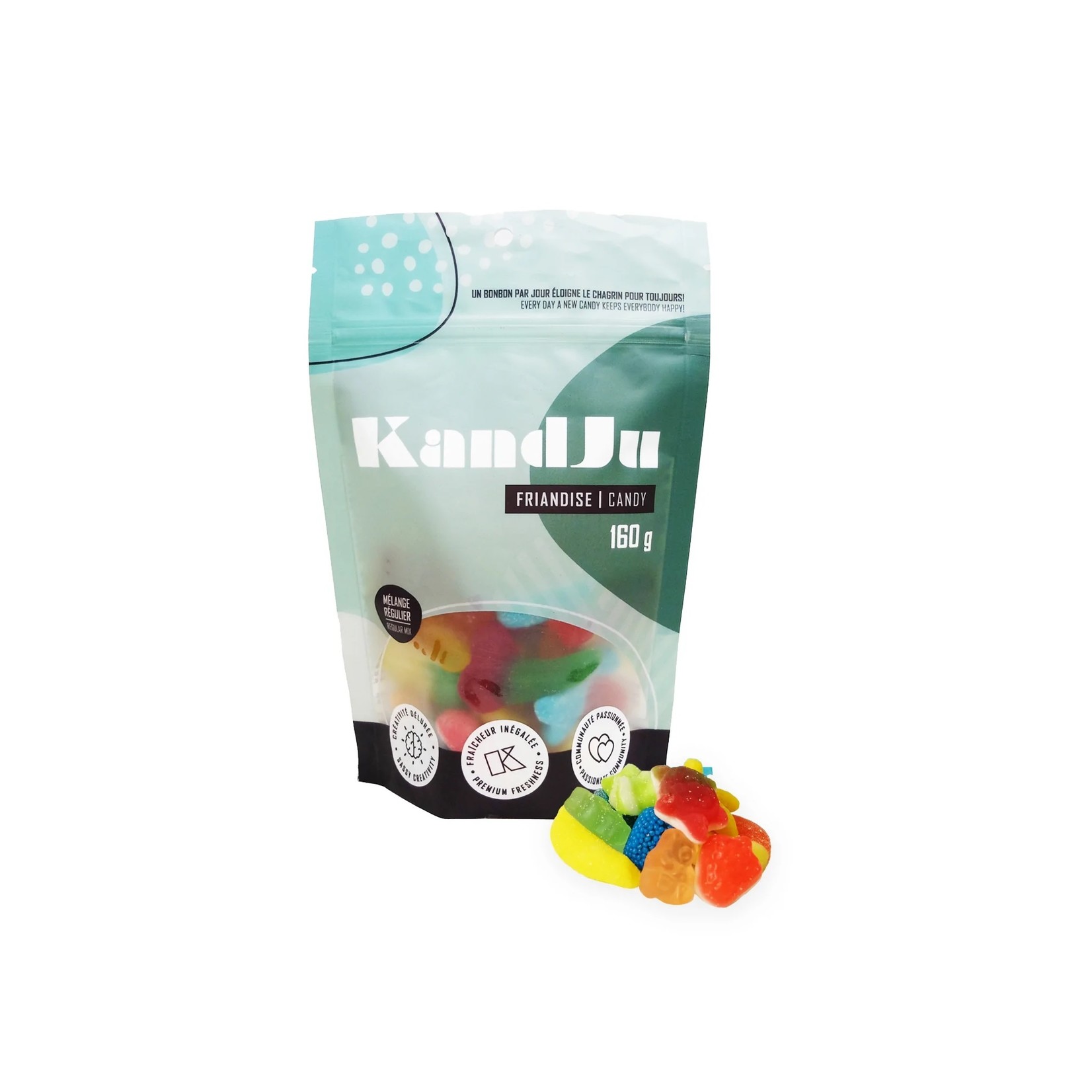 Kandju Kandju - Sac pouch mélange régulier - 160 g