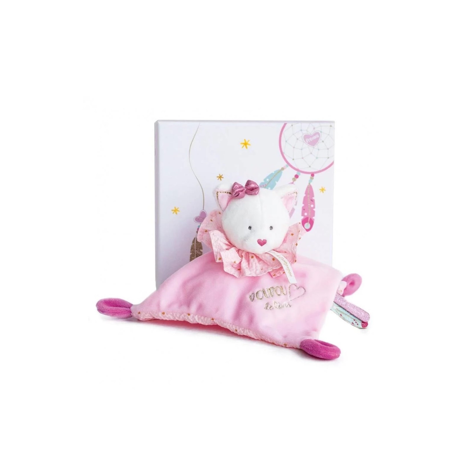 Doudou Et Compagnie Doudou Chat Bohème 20 cm