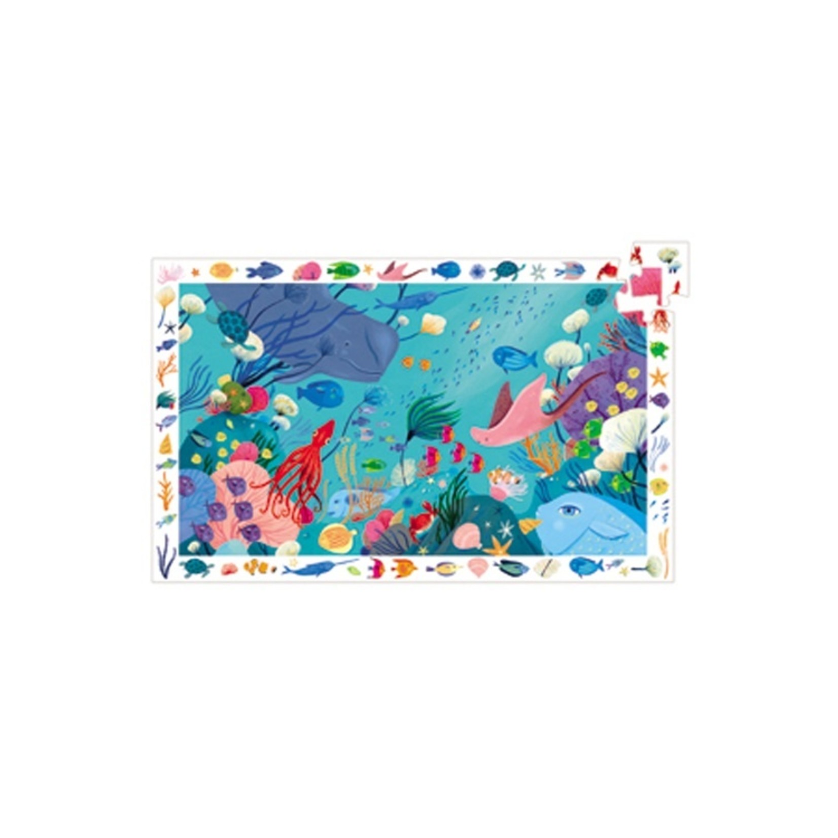 Djeco PZ54 - Puzzle observation - Aquatique