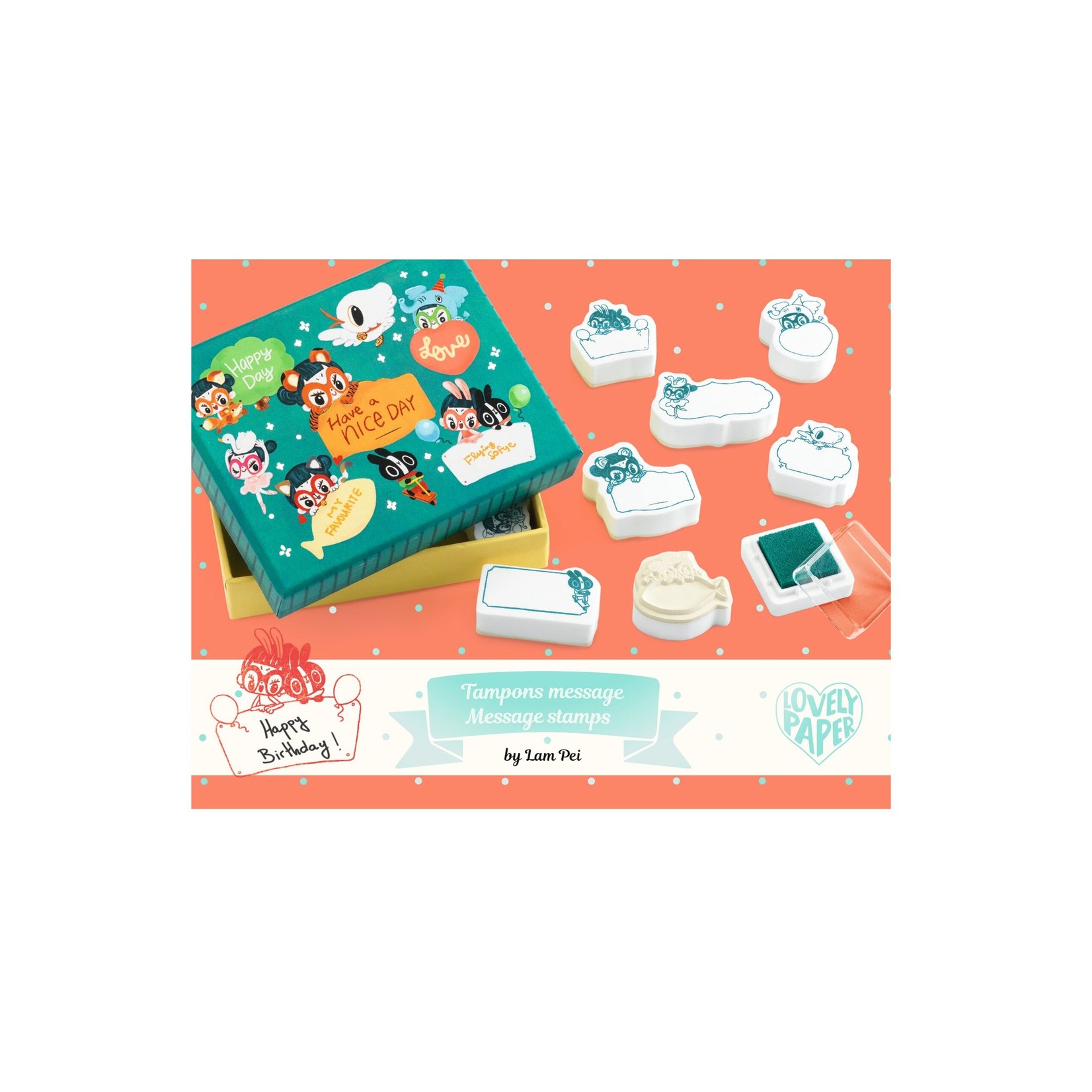 Djeco Boite de tampons - Lam