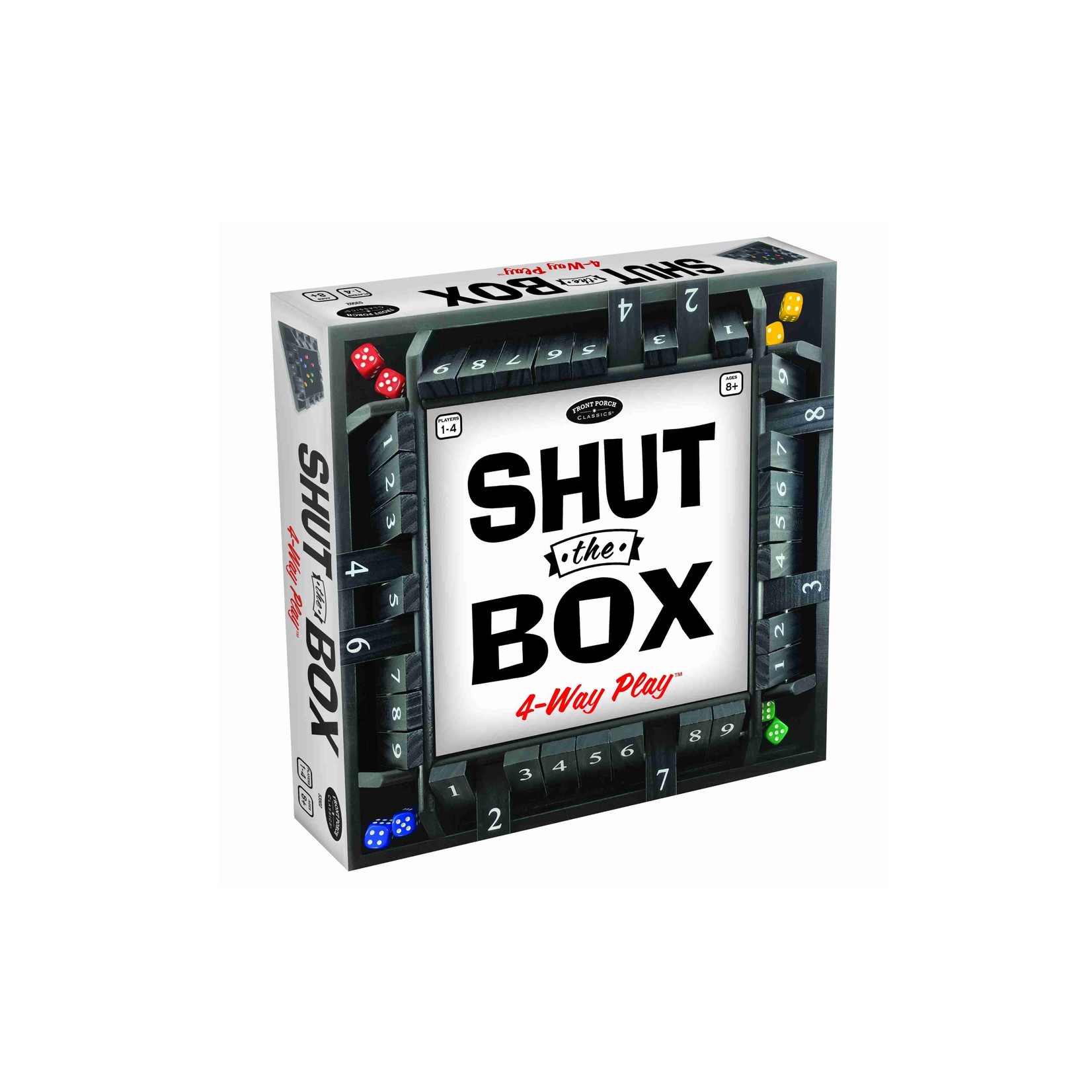University Games Shut The Box 4 Way Play (English)