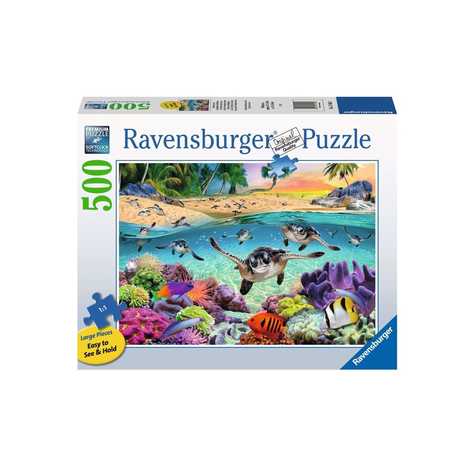 Ravensburger PZ500 - Les bébés tortues de mer