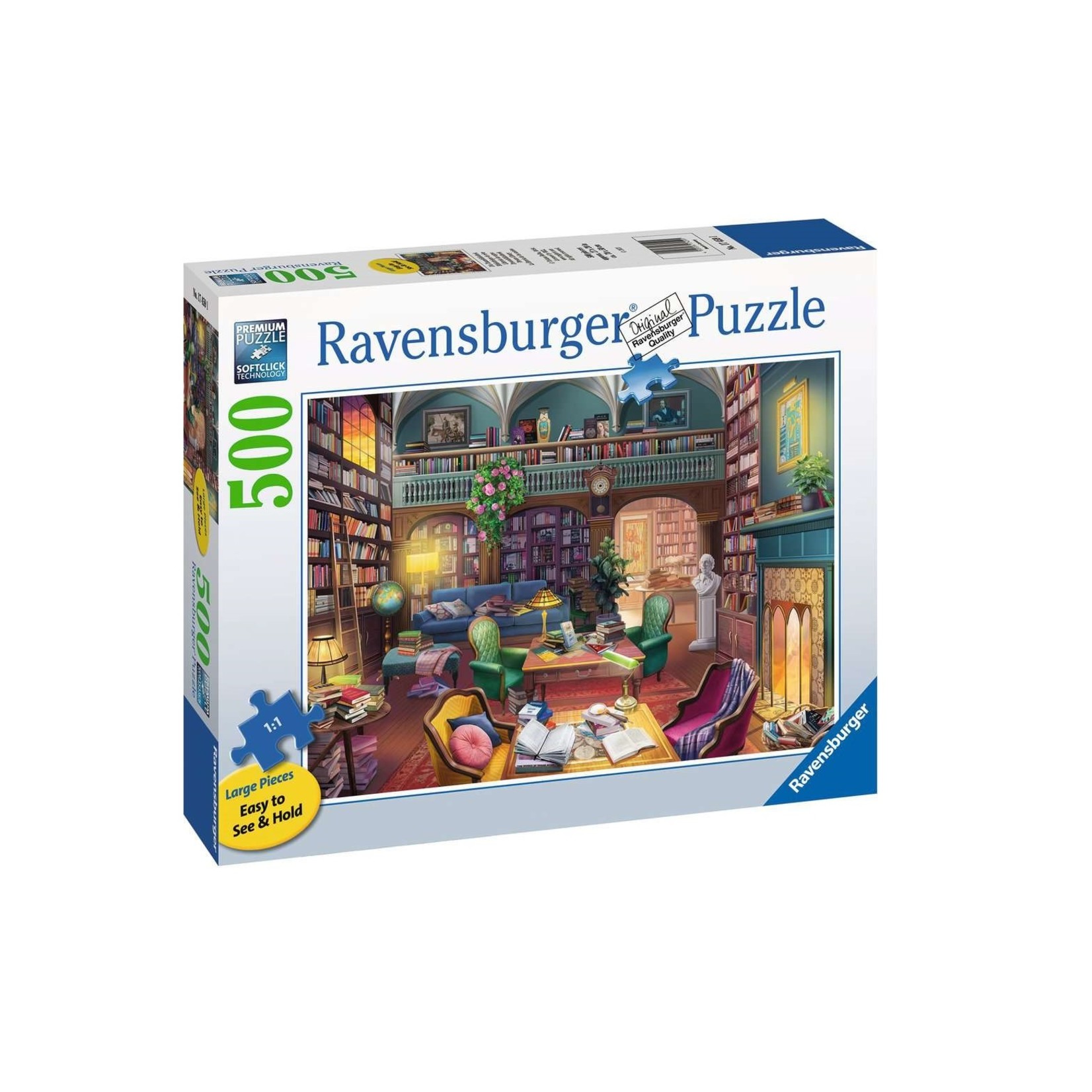 Ravensburger PZ500 - Bibliothèque de rêve