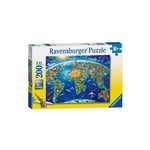Ravensburger PZ300 XXL - Carte des monuments du monde