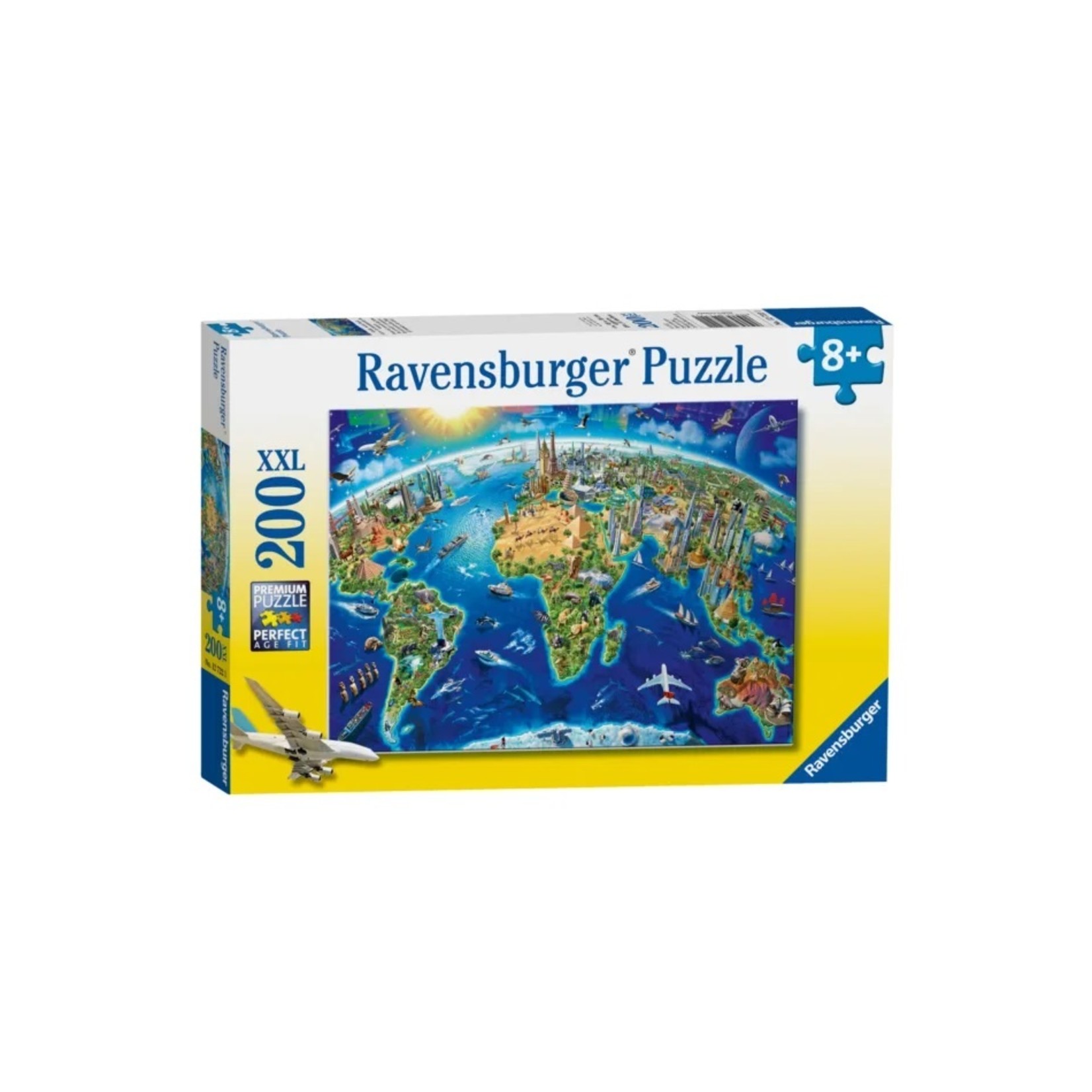 Ravensburger PZ300 XXL - Carte des monuments du monde