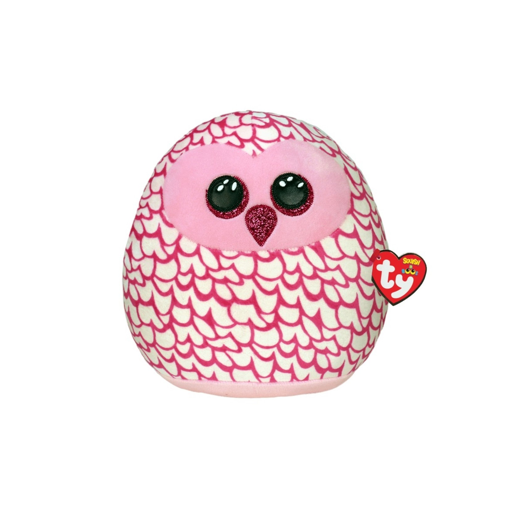 TY TY - Pinky - Owl pink squish 14 pouces