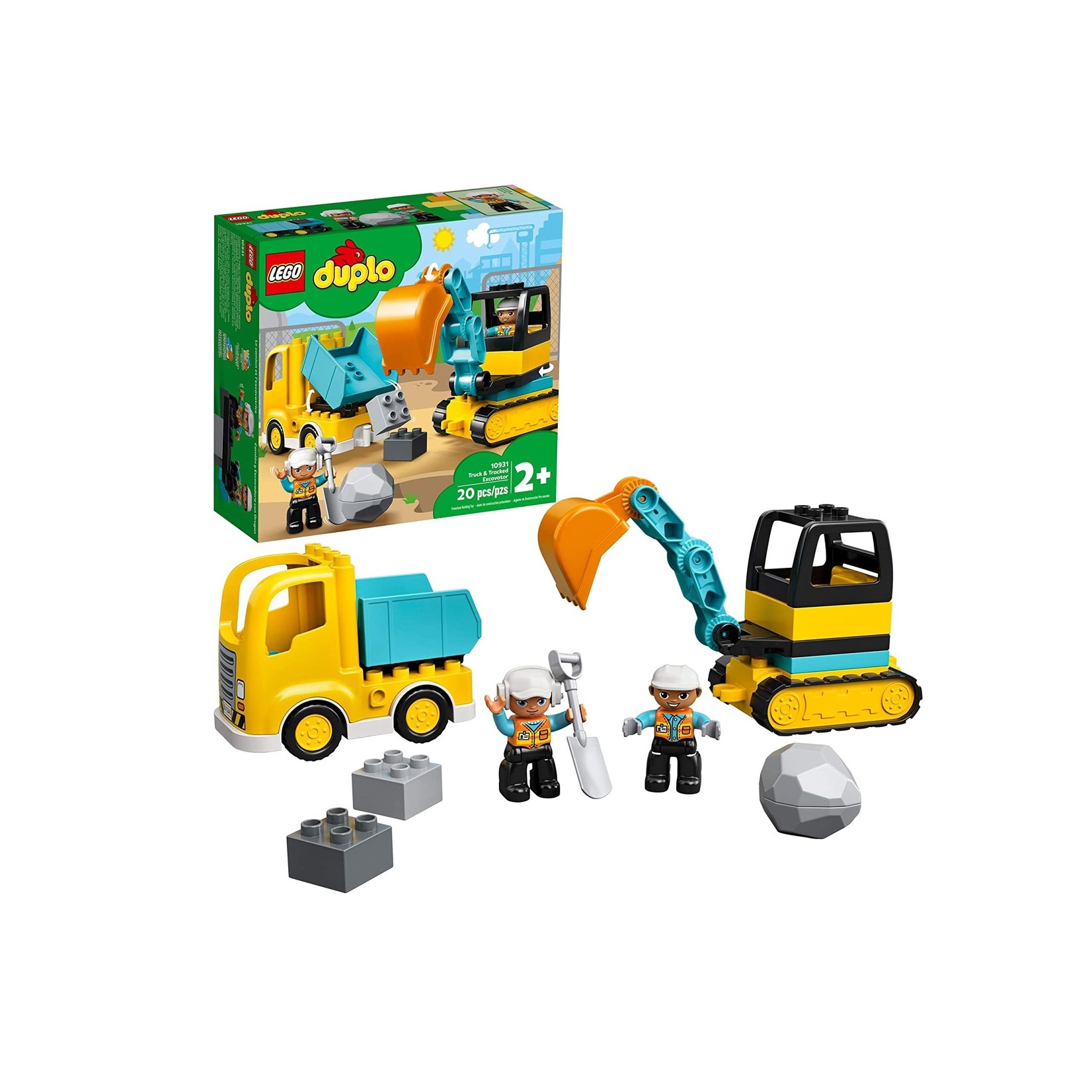 Lego Lego  - 10931 - Duplo - Camion et excavatrice