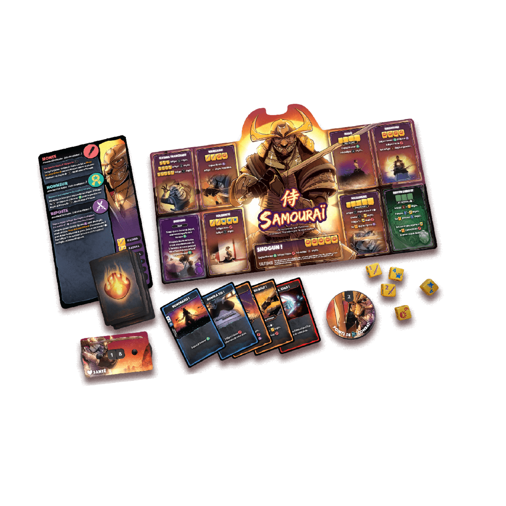 Lucky Duck Dice Throne Saison 2 - As de la Gâchette VS Samouraï FR