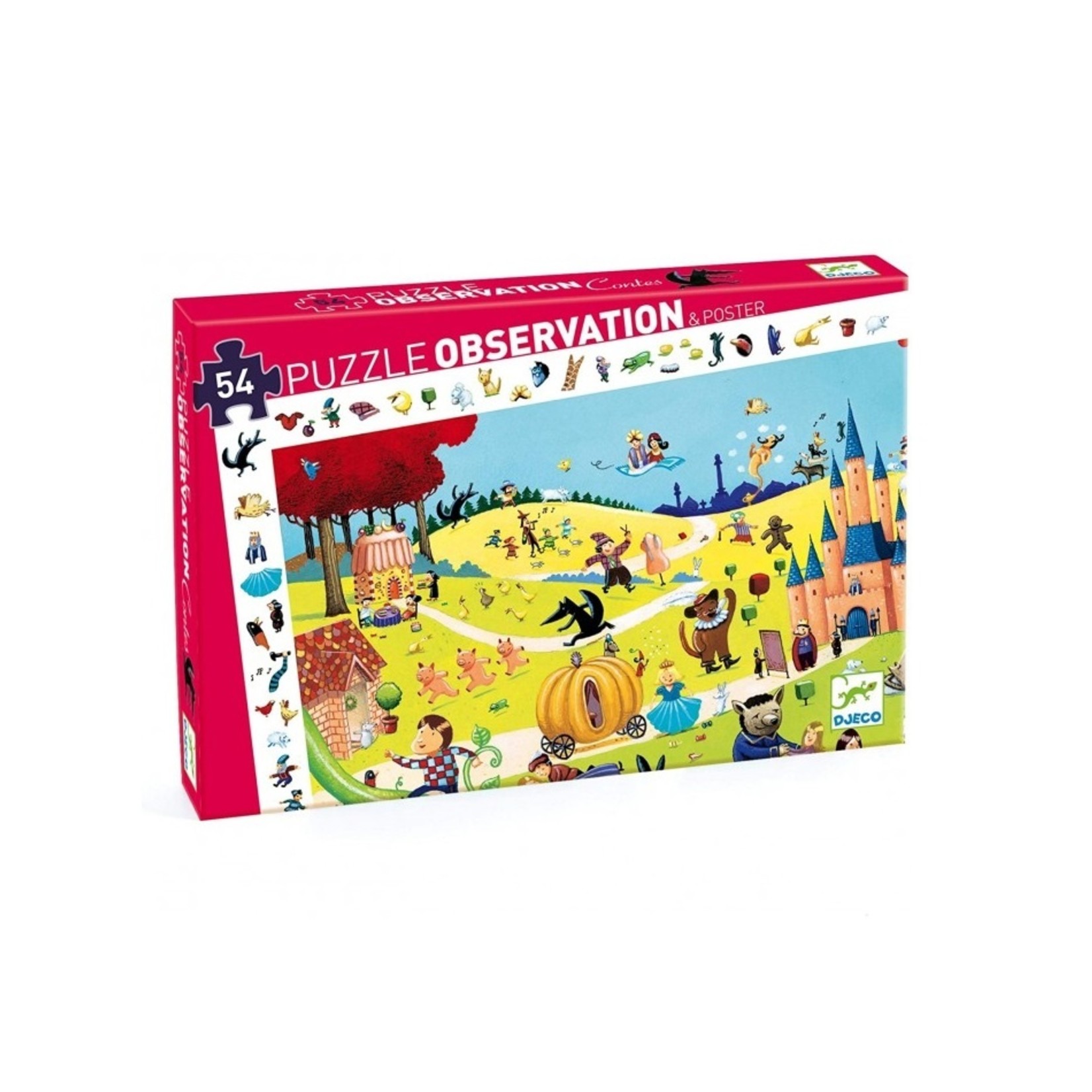 Djeco PZ54 - Puzzle observation - Contes