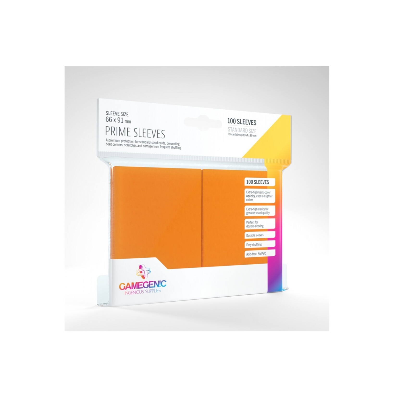Gamegen!c Sleeves - Gamegenic Prime Sleeves - Orange (100)