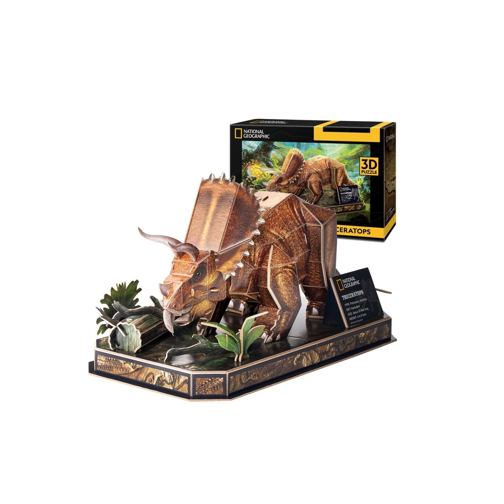 National Geographic PZ3D44 - Triceratops