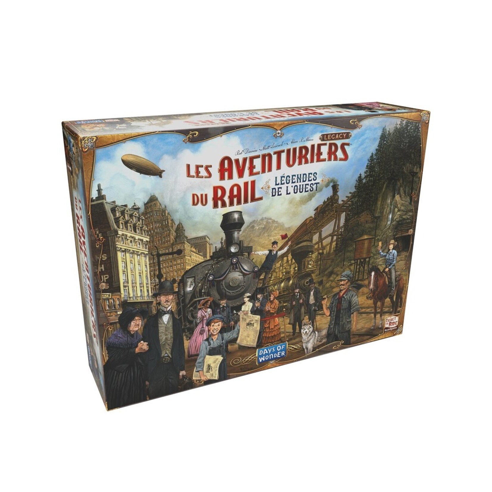 Days of Wonder Les Aventuriers du Rail - Legacy - Légendes de L'Ouest FR (Ramassage seulement)  ( Ramassage en magasin seulement )