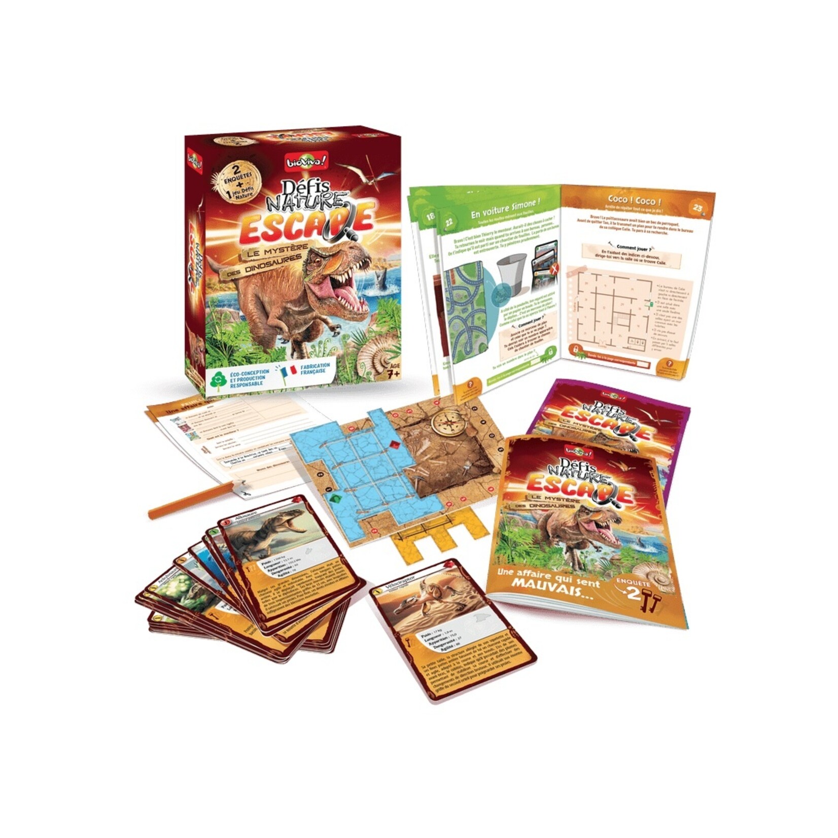 Défis Nature - Civilisations disparues jeu de cartes BioViva! jeu