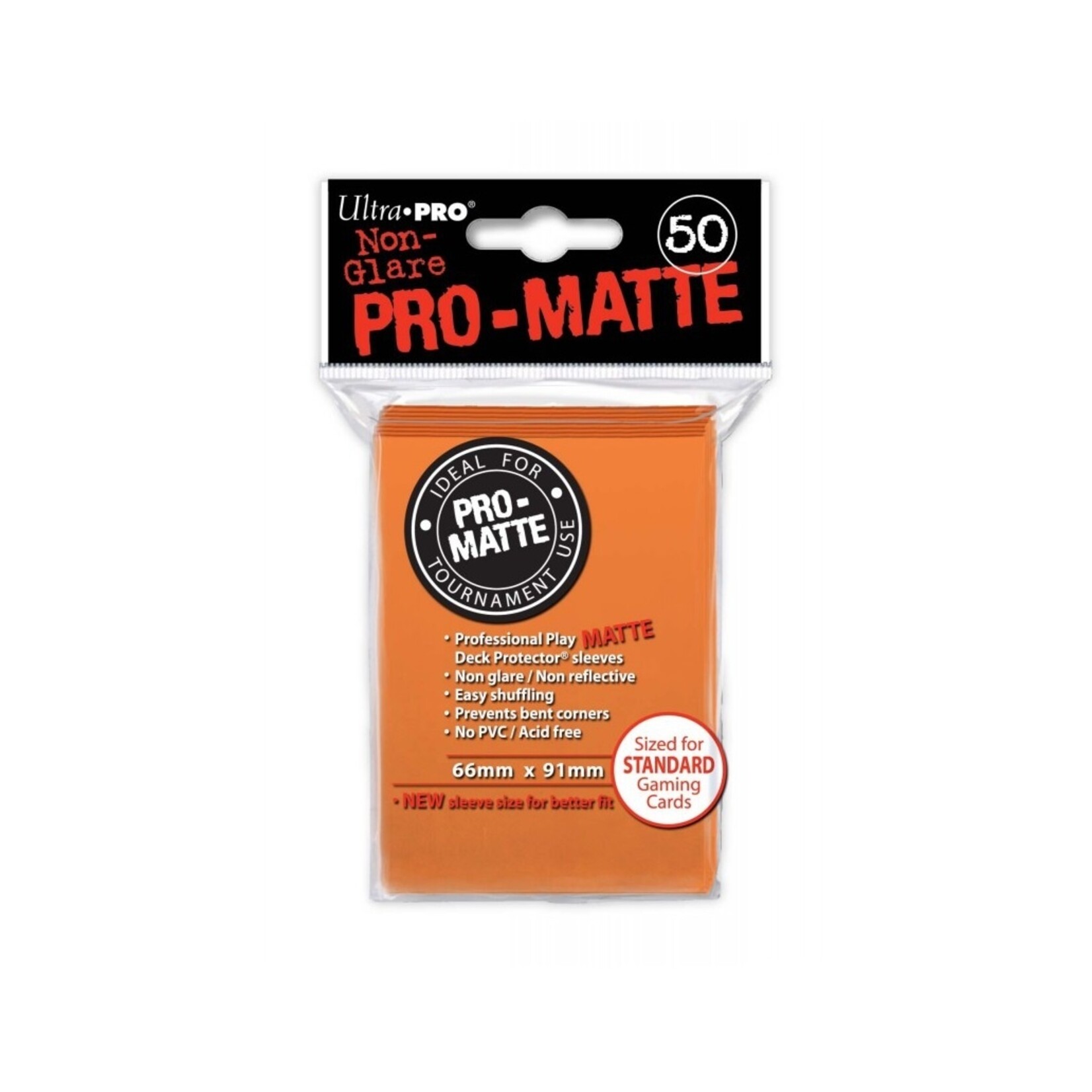Ultra-Pro Deck Protector sleeves - Pro Matte - Orange (50)