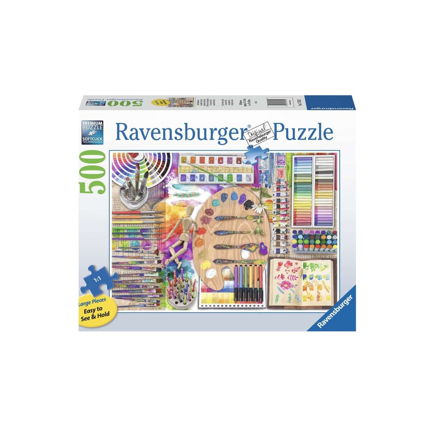 Ravensburger PZ500 - La palette de l'artiste