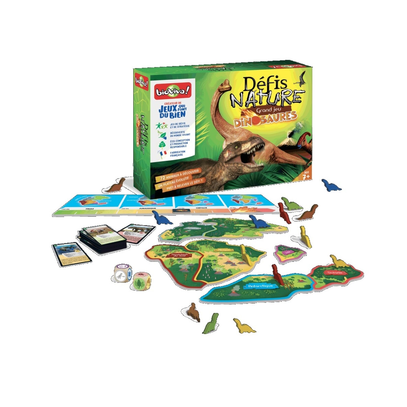 Bioviva Le Grand Jeu Défis Nature - Dinosaures (Vente Finale)