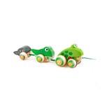 Hape Pull-along frog family