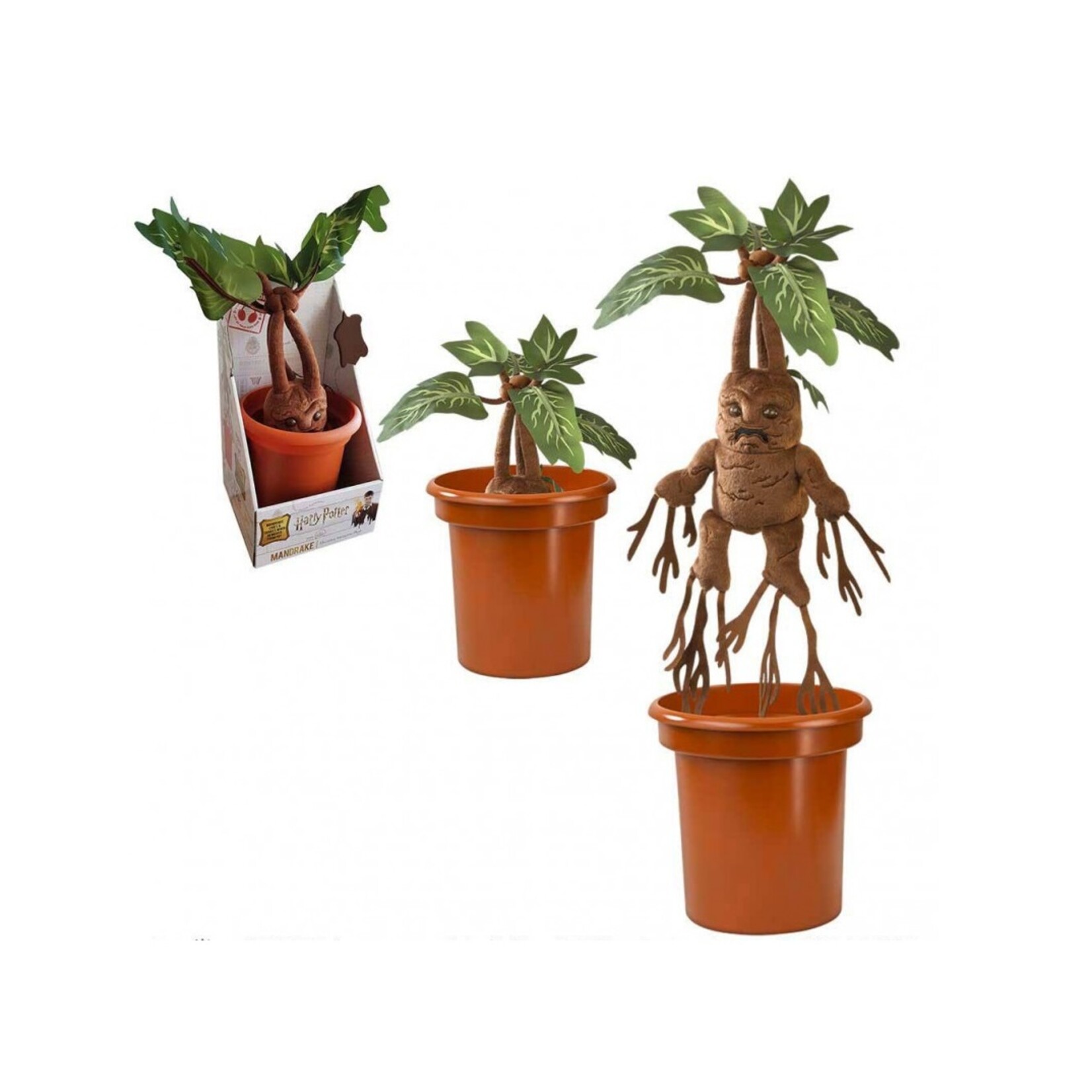 The noble collection Harry Potter - Peluche Mandrake interactive