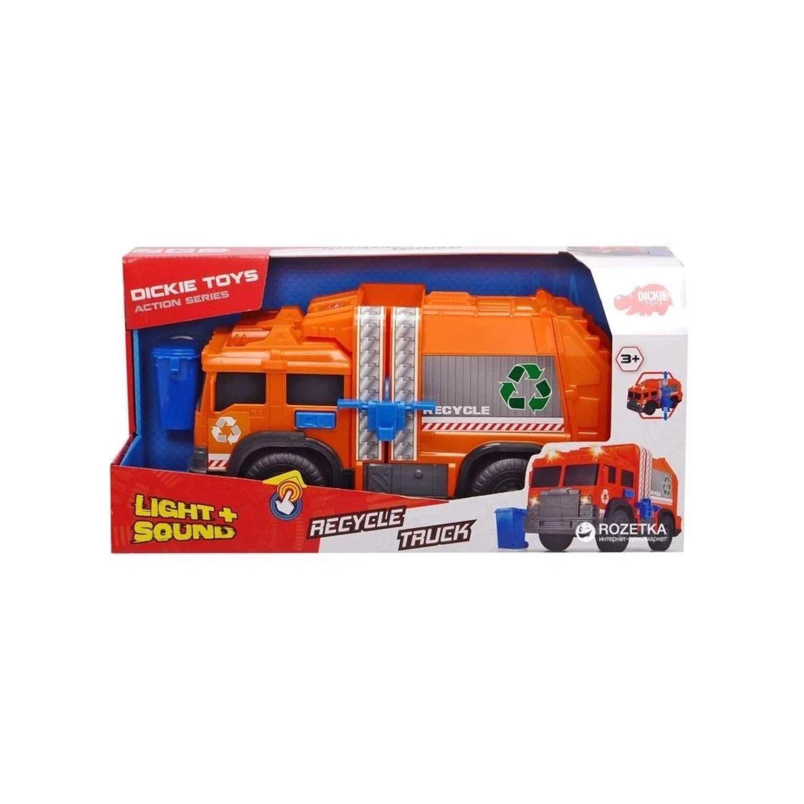 Dickie Toys City Heroes - Camion de recyclage S&L 30 cm
