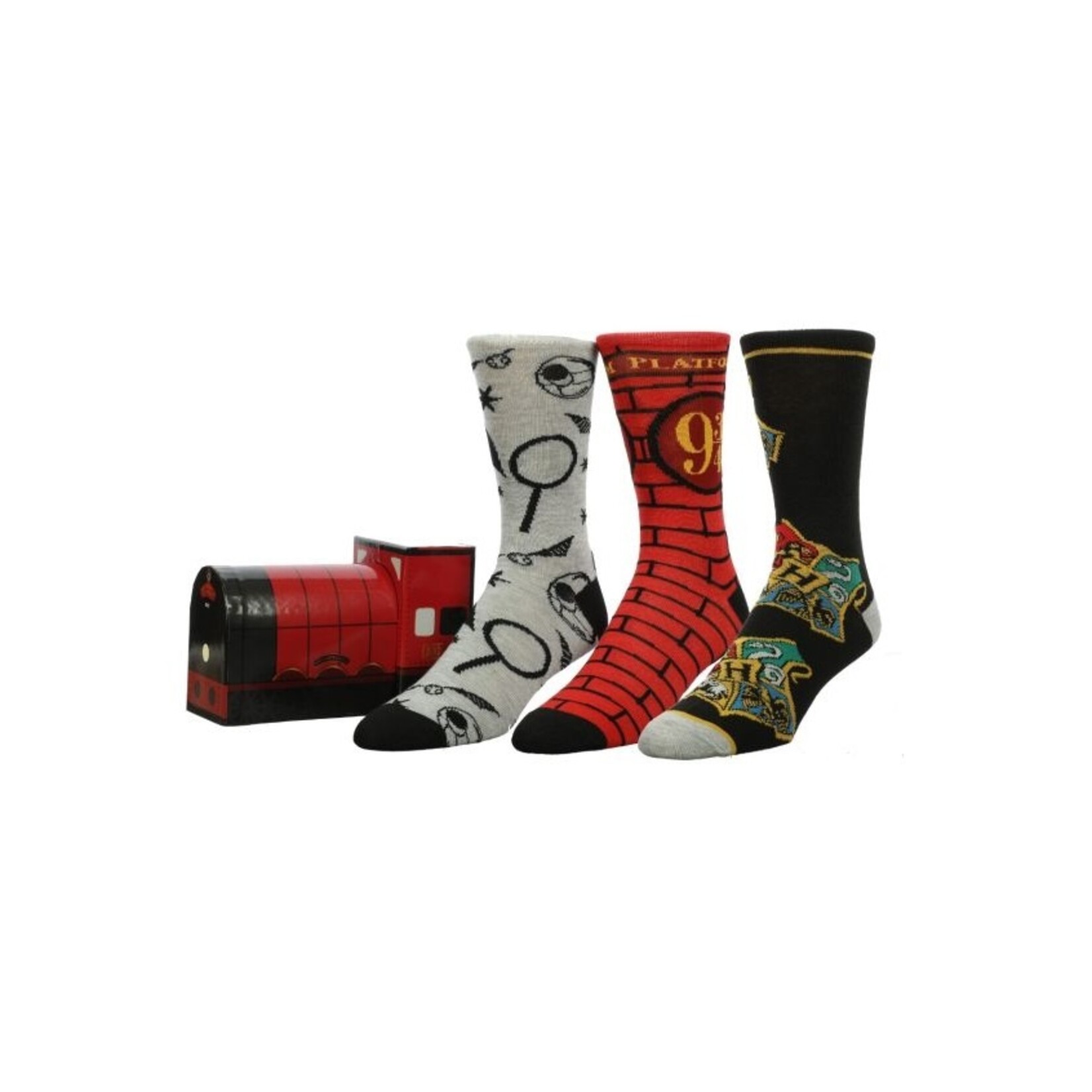 Bioworld Harry Potter - Ensemble cadeau 3 paires de bas pour hommes