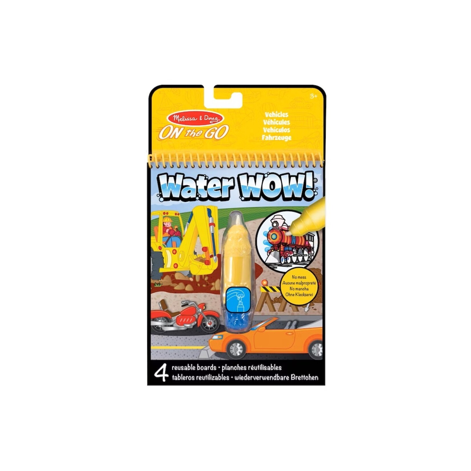 Melissa & Doug Water wow - Véhicules (Multilingue)