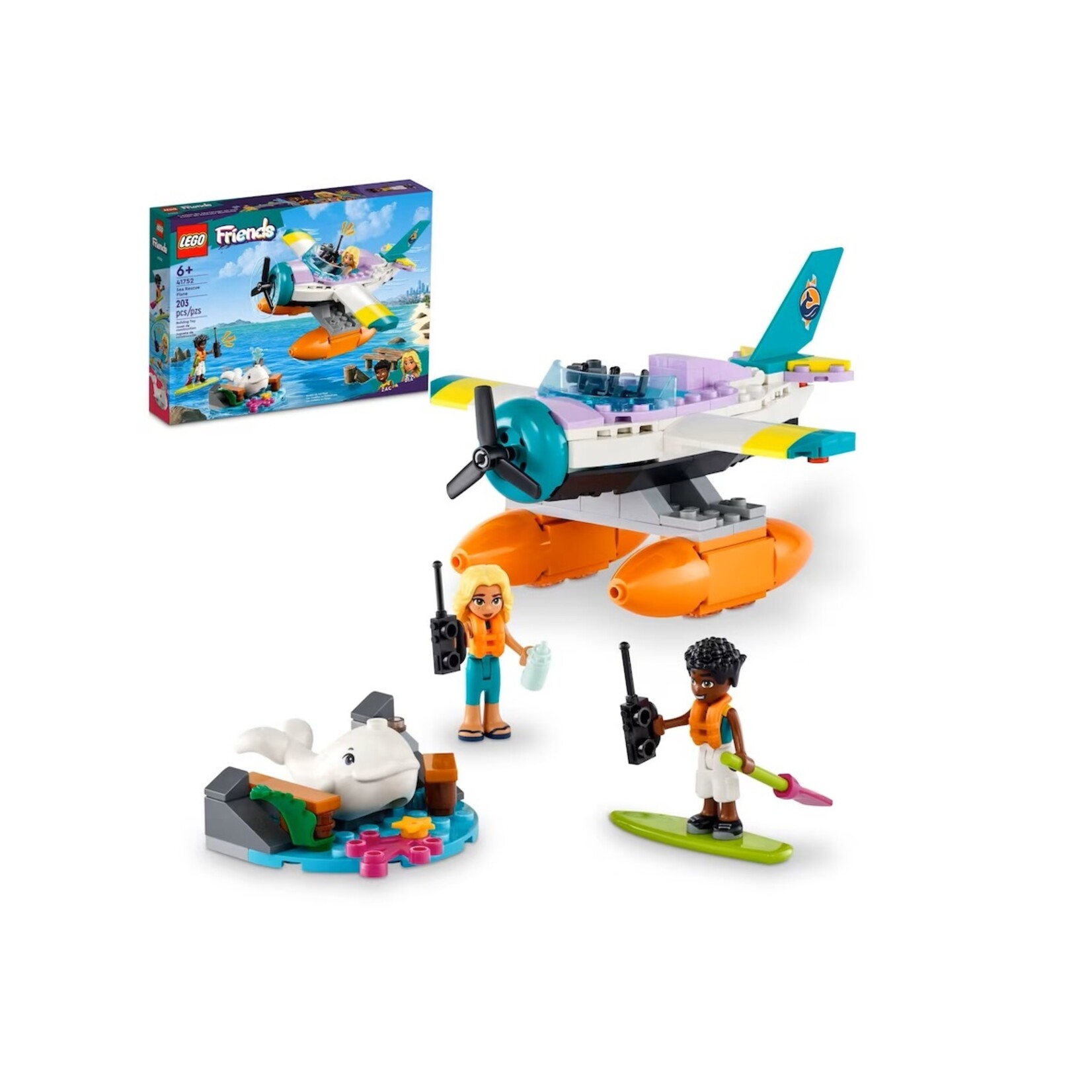 Lego - 41752 - Lego Friends - Avion de sauvetage en mer - L'armoire à Jeux  Inc.