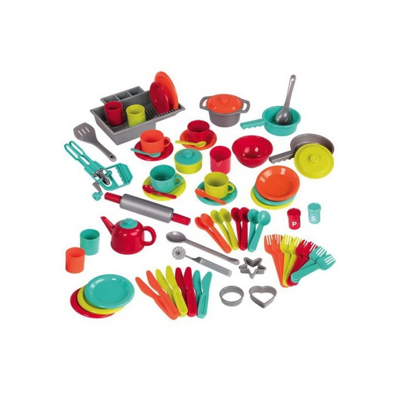 Battat Battat - Ens.de vaisselle de luxe 71 pièces (Vente Finale - Boite légèrement abimée)