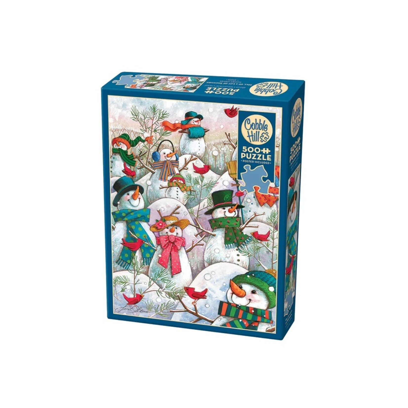 Cobble Hill PZ500 - Hill of a Lot of Snowmen