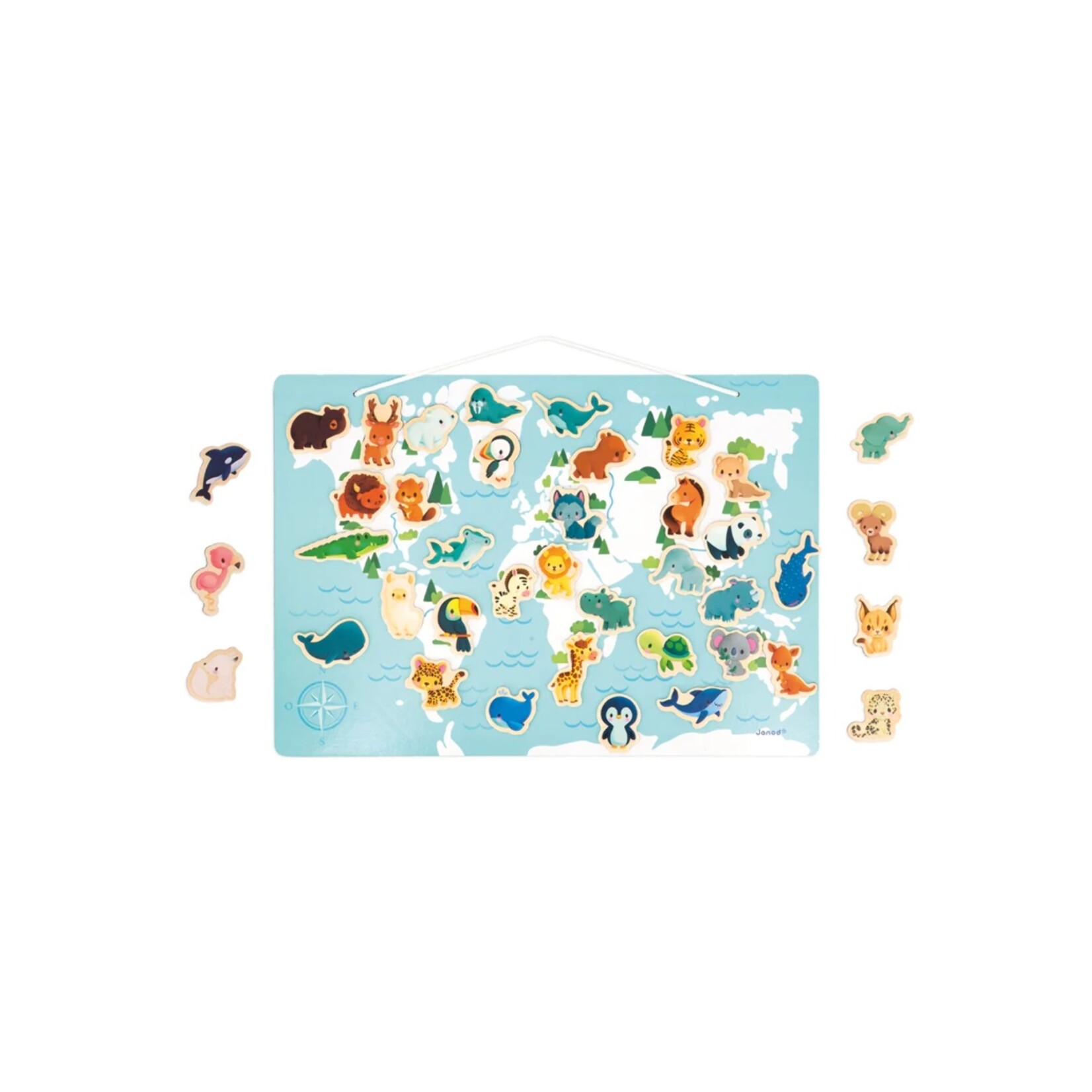 Janod Janod - Carte du monde magnétique pour 2 ans (Ramassage seulement)