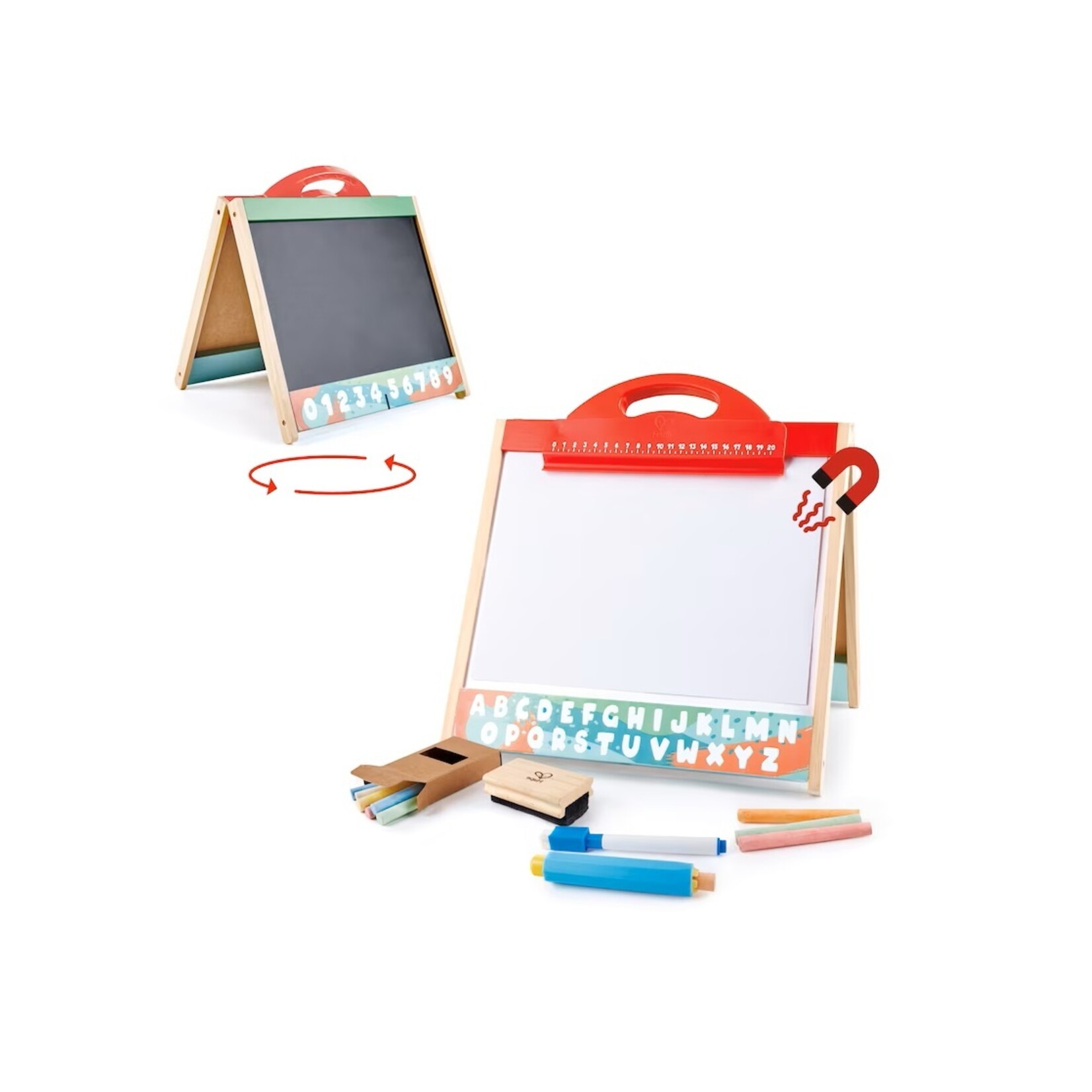 Hape Store & go easel