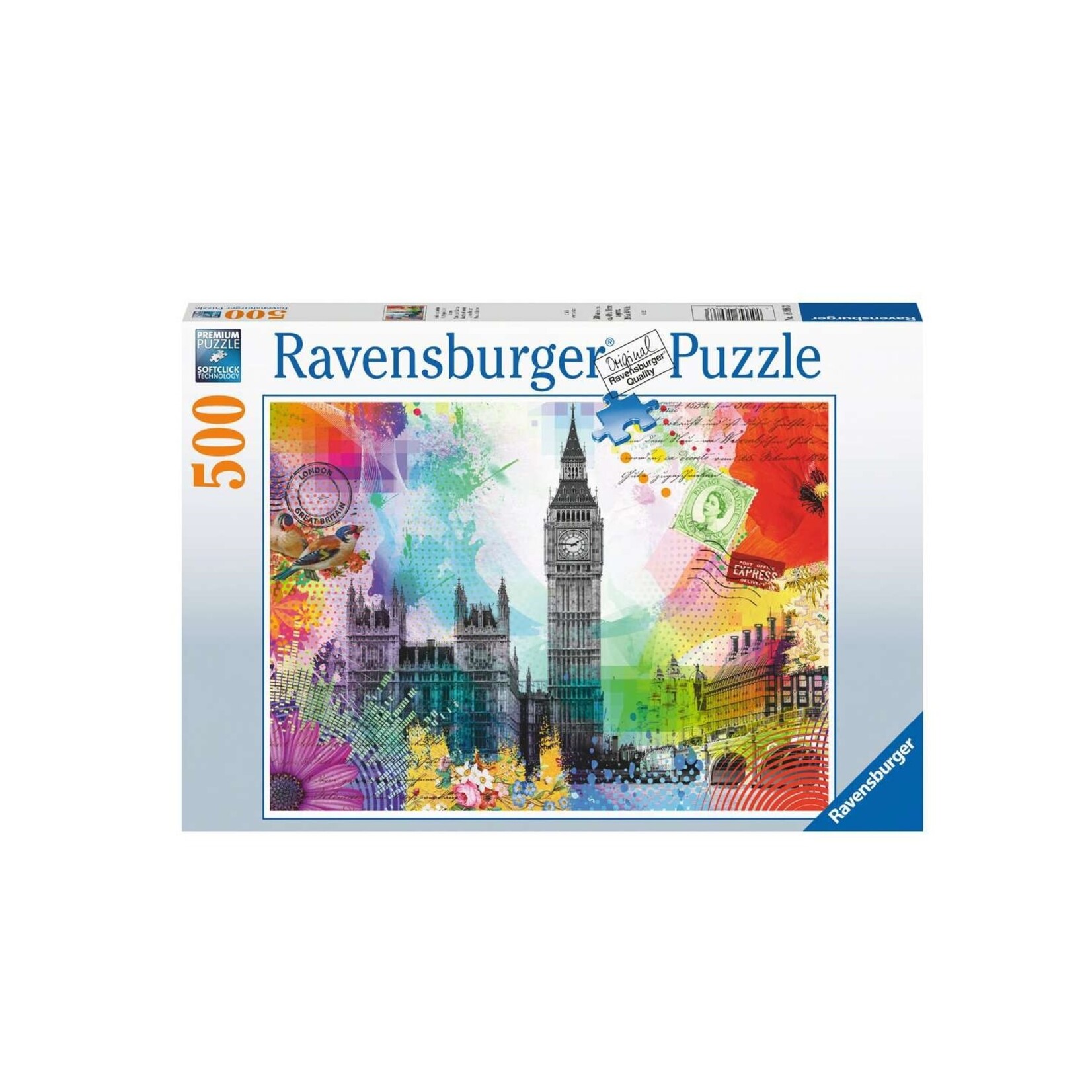 Ravensburger PZ500 - Carte postale de Londres