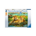 Ravensburger PZ500 - Lions dans la savanne