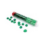Chessex Tube de marqueurs en verre Vert transparent