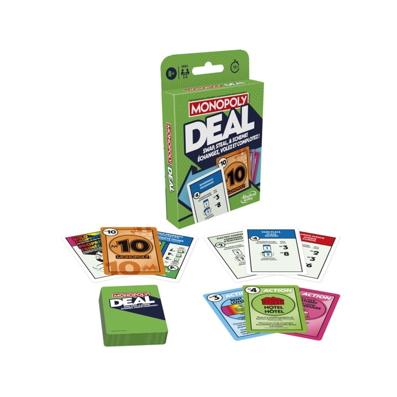 Mattel Games Monopoly Deal - Jeu de cartes - Refresh (Multilingue)